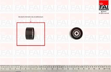 FAI AutoParts T9387 - Направляющий ролик, зубчатый ремень autodnr.net