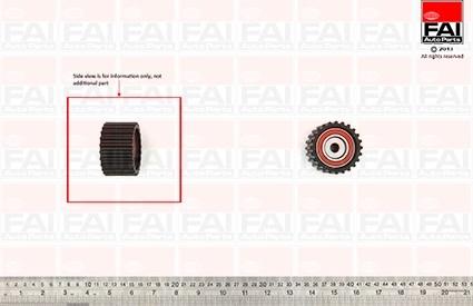 FAI AutoParts T9443 - Направляющий ролик, зубчатый ремень avtokuzovplus.com.ua