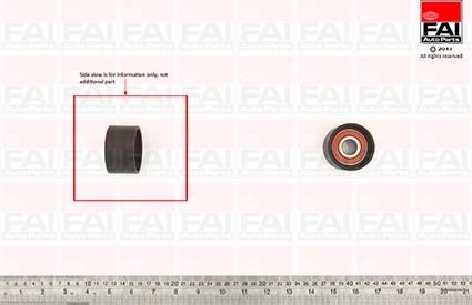 FAI AutoParts T9515 - Направляющий ролик, зубчатый ремень avtokuzovplus.com.ua