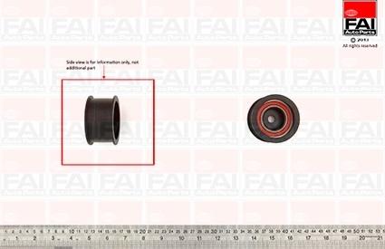 FAI AutoParts T9521 - Направляющий ролик, зубчатый ремень avtokuzovplus.com.ua