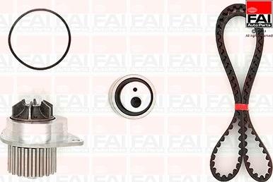 FAI AutoParts TBK09-6084 - Водяний насос + комплект зубчатого ременя autocars.com.ua