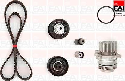 FAI AutoParts TBK141-6129 - Водяний насос + комплект зубчатого ременя autocars.com.ua