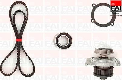 FAI AutoParts TBK187-6260 - Водяний насос + комплект зубчатого ременя autocars.com.ua