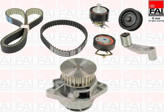 FAI AutoParts TBK346-6210 - Водяной насос + комплект зубчатого ремня autodnr.net