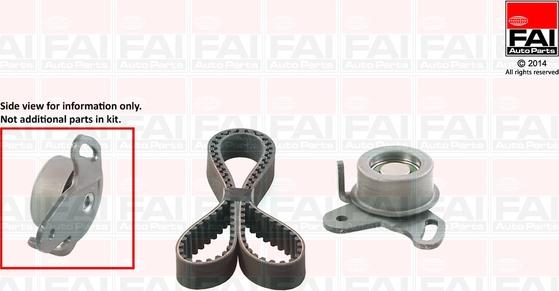 FAI AutoParts TBK373 - Комплект ременя ГРМ autocars.com.ua