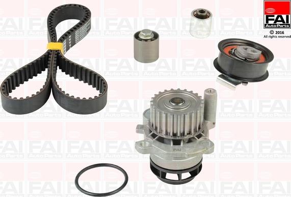 FAI AutoParts TBK457-6445 - Водяной насос + комплект зубчатого ремня avtokuzovplus.com.ua