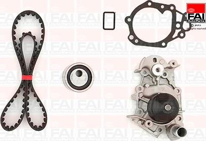 FAI AutoParts TBK88-6124 - Водяний насос + комплект зубчатого ременя autocars.com.ua