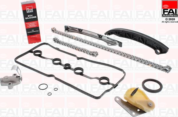 FAI AutoParts TCK250-12 - Комплект ланцюга приводу распредвала autocars.com.ua