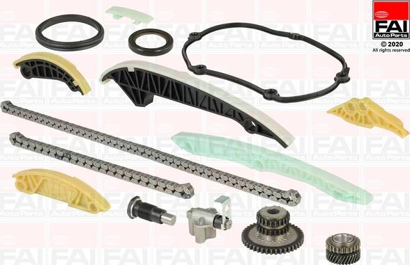 FAI AutoParts TCK260-11 - Комплект ланцюга приводу распредвала autocars.com.ua