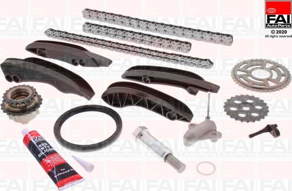 FAI AutoParts TCK333 - Комплект цепи привода распредвала autodnr.net