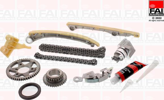 FAI AutoParts TCK355 - Комплект ланцюга приводу распредвала autocars.com.ua
