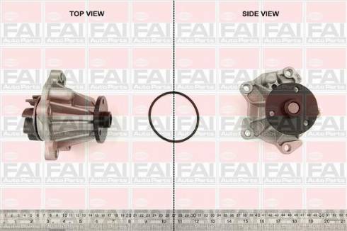 FAI AutoParts WP2887 - Водяний насос autocars.com.ua