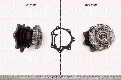 FAI AutoParts WP2975 - Водяний насос autocars.com.ua