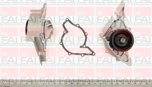 FAI AutoParts WP6102 - Водяний насос autocars.com.ua