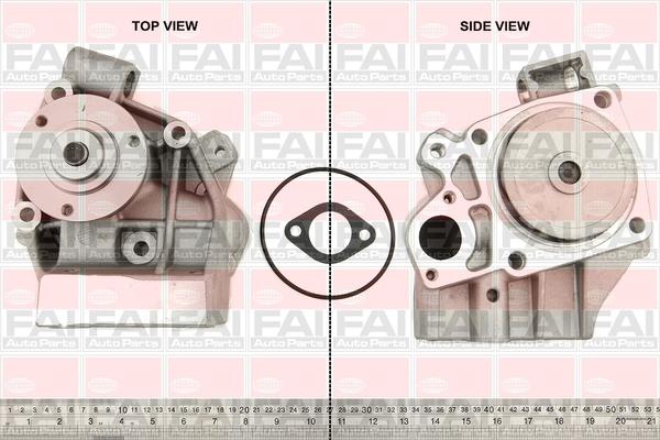 FAI AutoParts WP6130 - Водяной насос avtokuzovplus.com.ua