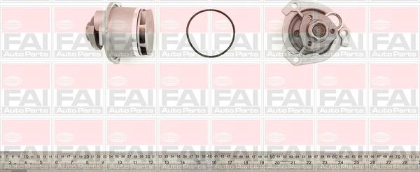 FAI AutoParts WP6167 - Водяний насос autocars.com.ua