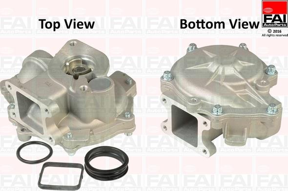 FAI AutoParts WP6337 - Водяний насос autocars.com.ua