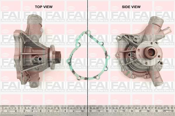 FAI AutoParts WP6365 - Водяной насос avtokuzovplus.com.ua