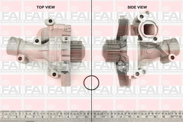 FAI AutoParts WP6477 - Водяной насос avtokuzovplus.com.ua