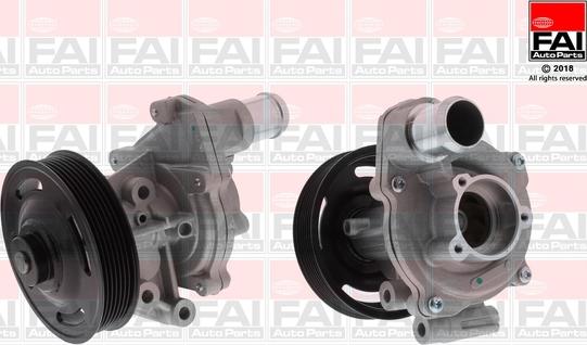 FAI AutoParts WP6669BH - Водяний насос autocars.com.ua