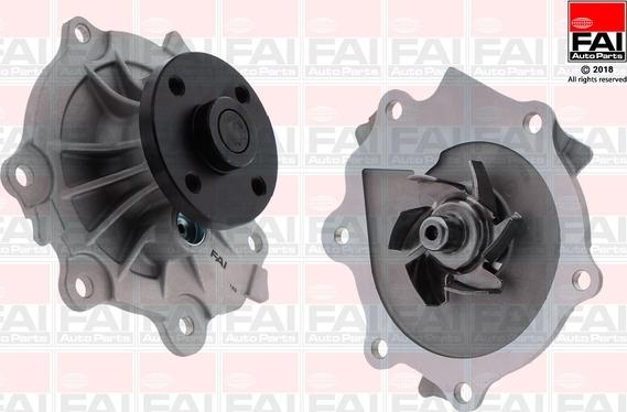 FAI AutoParts WP6672 - Водяний насос autocars.com.ua