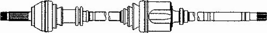 Farcom 121860 - Приводной вал avtokuzovplus.com.ua