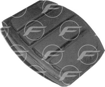 FARE 0417 - Педальні накладка, педаль гальма autocars.com.ua