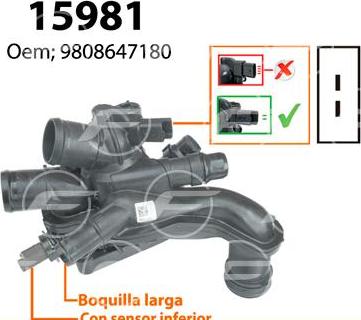 FARE 15981 - Термостат, охолоджуюча рідина autocars.com.ua