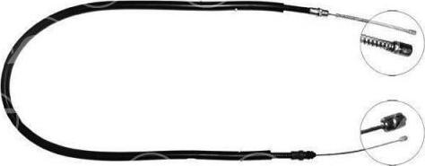 FARE 17536 - Трос, гальмівна система autocars.com.ua