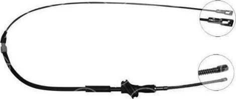 FARE 17709 - Трос, гальмівна система autocars.com.ua