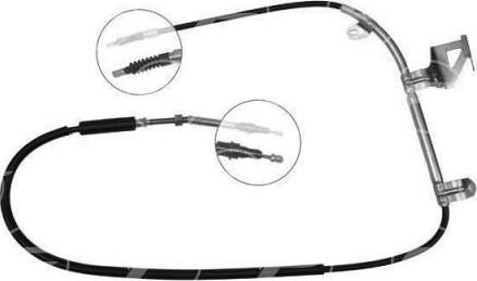 FARE 17736 - Трос, гальмівна система autocars.com.ua