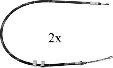 FARE 17988 - Трос, гальмівна система autocars.com.ua