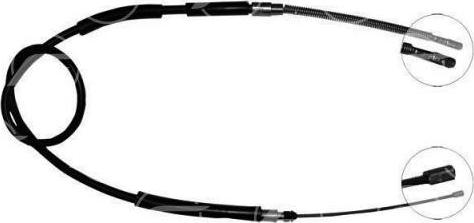 FARE 19247 - Трос, гальмівна система autocars.com.ua