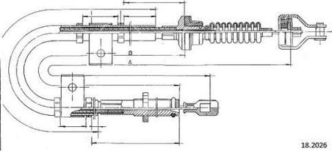 FARE 24677 - Трос, управління зчепленням autocars.com.ua