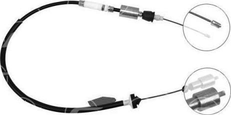 FARE 24828 - Трос, управління зчепленням autocars.com.ua