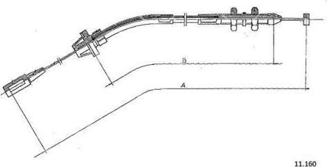 FARE 25498 - Тросик газу autocars.com.ua