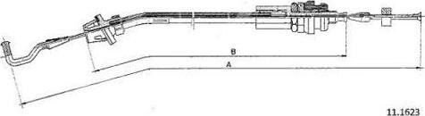 FARE 25512 - Тросик газу autocars.com.ua