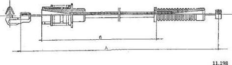 FARE 25525 - Тросик газу autocars.com.ua
