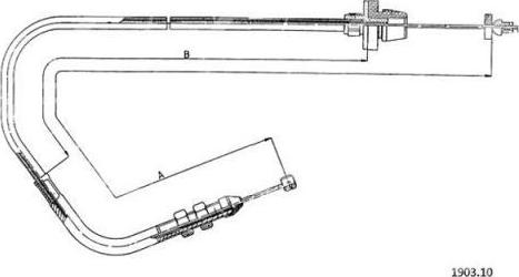 FARE 25635 - Тросик газу autocars.com.ua