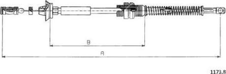FARE 25684 - Тросик газу autocars.com.ua