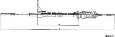 FARE 25998 - Тросик газу autocars.com.ua