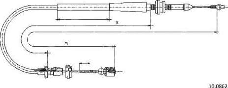 FARE 26003 - Тросик газу autocars.com.ua