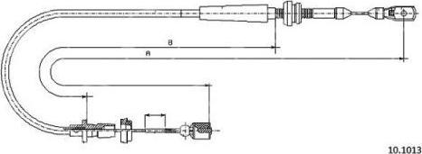 FARE 26013 - Тросик газу autocars.com.ua