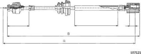 FARE 27531 - Тросик спідометра autocars.com.ua