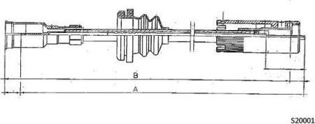 FARE 27622 - Тросик спідометра autocars.com.ua