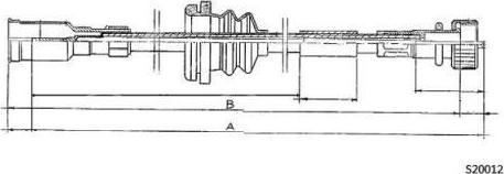 FARE 27625 - Тросик спідометра autocars.com.ua