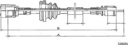 FARE 27695 - Тросик спідометра autocars.com.ua