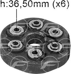 FARE 10107 - Шарнір, поздовжній вал autocars.com.ua