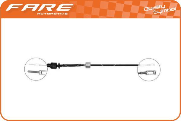 FARE SA 24433 - Трос, управление сцеплением autodnr.net