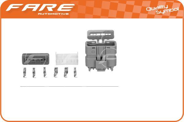 FARE SA 26608 - Ремонтний комплект кабелю, клапан повернення ОГ autocars.com.ua